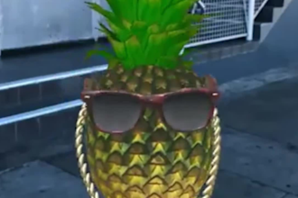 create 3d ar vtuber filter burnt peanut, custom character for lens studio stream