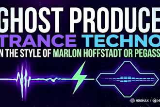 ghost produce a trance techno track in the style of marlon hoffstadt or pegassi