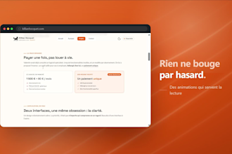 créer le design moderne et épuré de votre site web sur figma