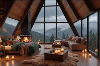 create relaxing rain ambience videos for youtube