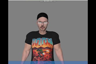 custom 3d vtuber vrm avatar 3d modeling vseeface warudo animaze studio streaming