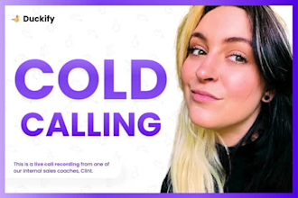 be your cold caller appointment setter