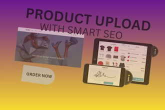 upload content into your store and optimize your store through smart SEO