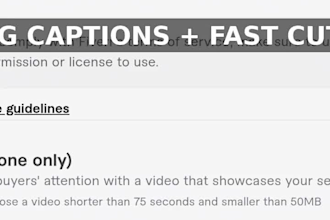 edit short videos with captions and subtitles