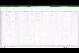 clean, organize, merge, and format excel and CSV data