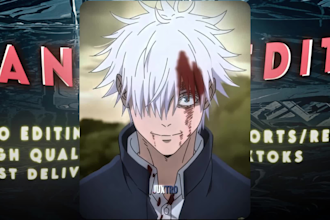 make anime edit for tiktok or instagram