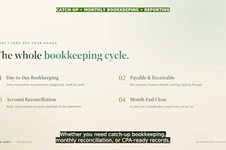 be your quickbooks catch up and reconciliation expert