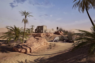 design custom 3d game environment terrine level design game app in asset or ue5
