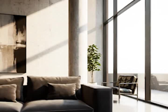 design and decorate bedroom living room interior with realistic 3d visualization
