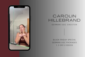 create german ugc videos at a special black friday price