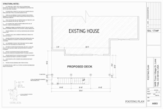 do deck permit, sunroom, porch, home addition drawings for city permet