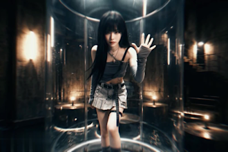 do 4k kpop lip sync music video, jpop choreography girl group dance, lyric video