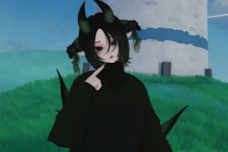custom vrchat avatar vr chat furry avatar vr character vrc avatar vseeface vrm