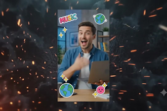 design eyecatching graphics and animated motion
