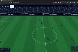 develop a unity football, soccer game with custom gameplay