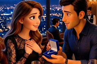 create your animated love story or wedding invitation