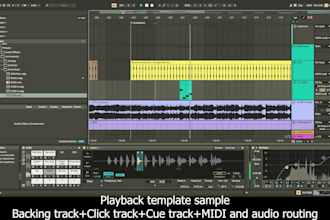 create a custom ableton live project for your live shows