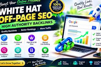 build white hat backlinks and off page optimization strategy