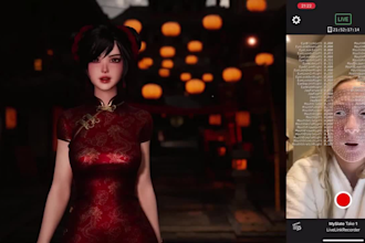 rig3d avatar to replicate your moves in live video,lifelike mouth,lip,eye,vrchat