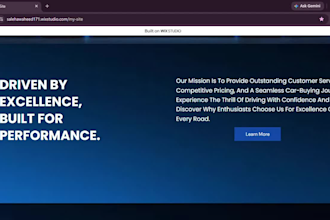 design a wix studio website