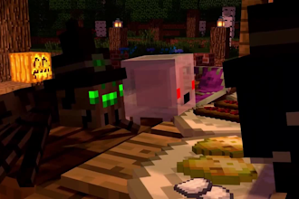 create professional 3d minecraft animation