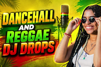 authentic reggae dj drops jamaican voice tags dancehall producer tags