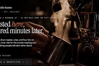 build a fast modern business website