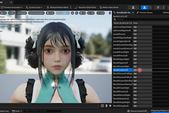 vrchat,talkinghead,viseme blendshapes,caricature avatar rig,inward tts,vrm,webar