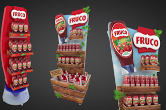 design displays,  stands and posm solutions for your products