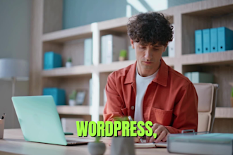install wordpress and setup theme like demo