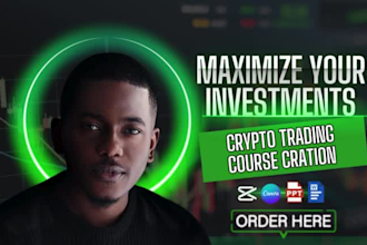 create forex trading crypto trading video courses PPT slides elearning content
