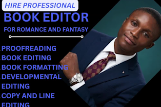 edit and proofread your fantasy romance story
