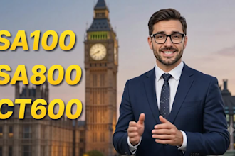 prepare and file UK company accounts, sa100, sa800, ct600 and vat return