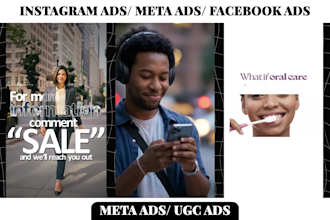 be your video editor for facebook ads, instagram ads, and ugc video ads