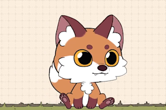 do a live2d vtuber model, character design