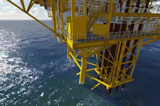 create 3d subsea and offshore oil gas animation