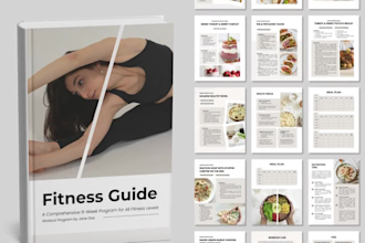 design skincare wellness beauty lead magnet canva ebook workbook pdf journal