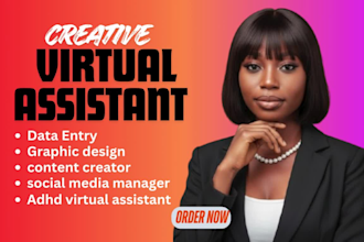 be creative virtual assistant executive long term VA adhd personal VA christain