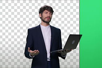 replace green screen with a luxury background
