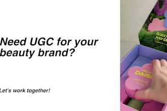 create ugc videos for your beauty, skincare, and personal care brand