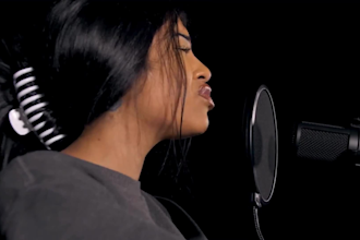 write and record custom rap verses and hooks as your female rapper