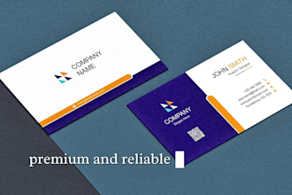 do unique business card design professionally