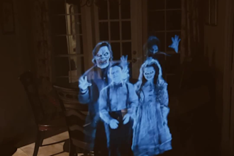 make scary halloween party video