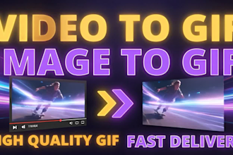 convert video or image to a high quality animated GIF
