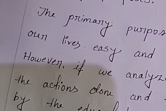 write anything with my beautiful handwriting