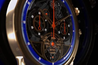 render realistic 3d wristwatch animation, 3d watch model, 3d product rendering