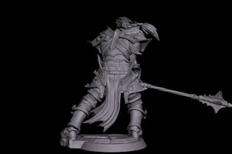 sculpt 3d tabletop miniature 3d warhammer collectible figurine 3d printable file
