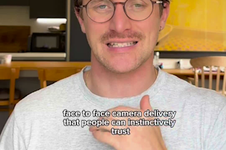record a ugc video with a traditional british accent