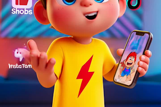 create funny ai cartoon shorts video