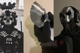 sculpt 3d print and paint 3d mask helmet cosplay mask armor mask stl 3d print